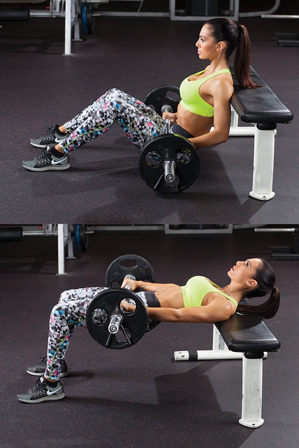 Hip Thrust Barbell Bench Hip Thrust