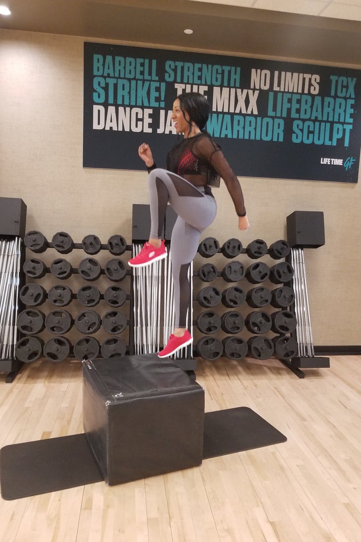 Plyo Box Single Leg Rocket Jumps None
