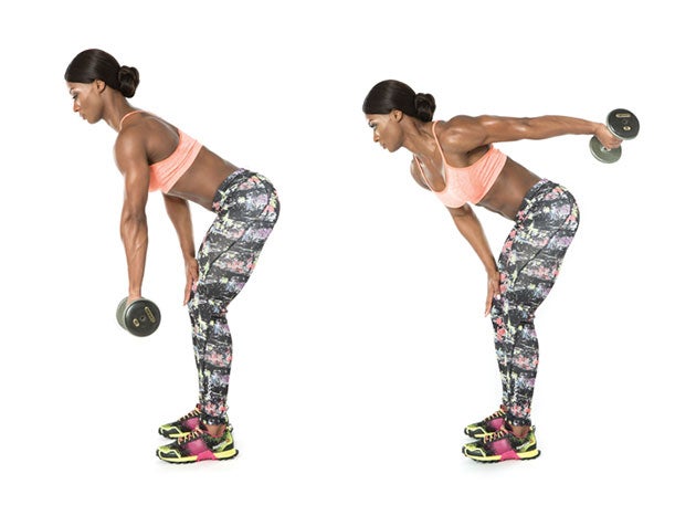 Dumbbell Straight Arm Pull Back