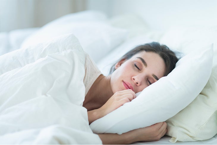 Sleep The Skinny on Getting Lean Woman sleeping