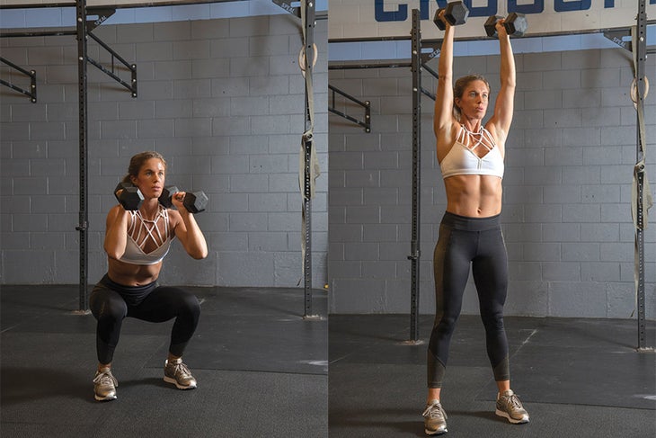 DumbbellThruster Dumbbell Thruster | Functional Exercise