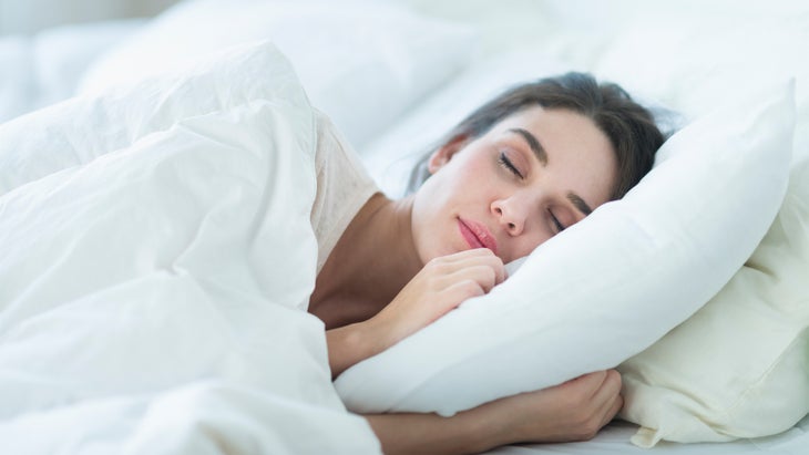 Woman sleeping