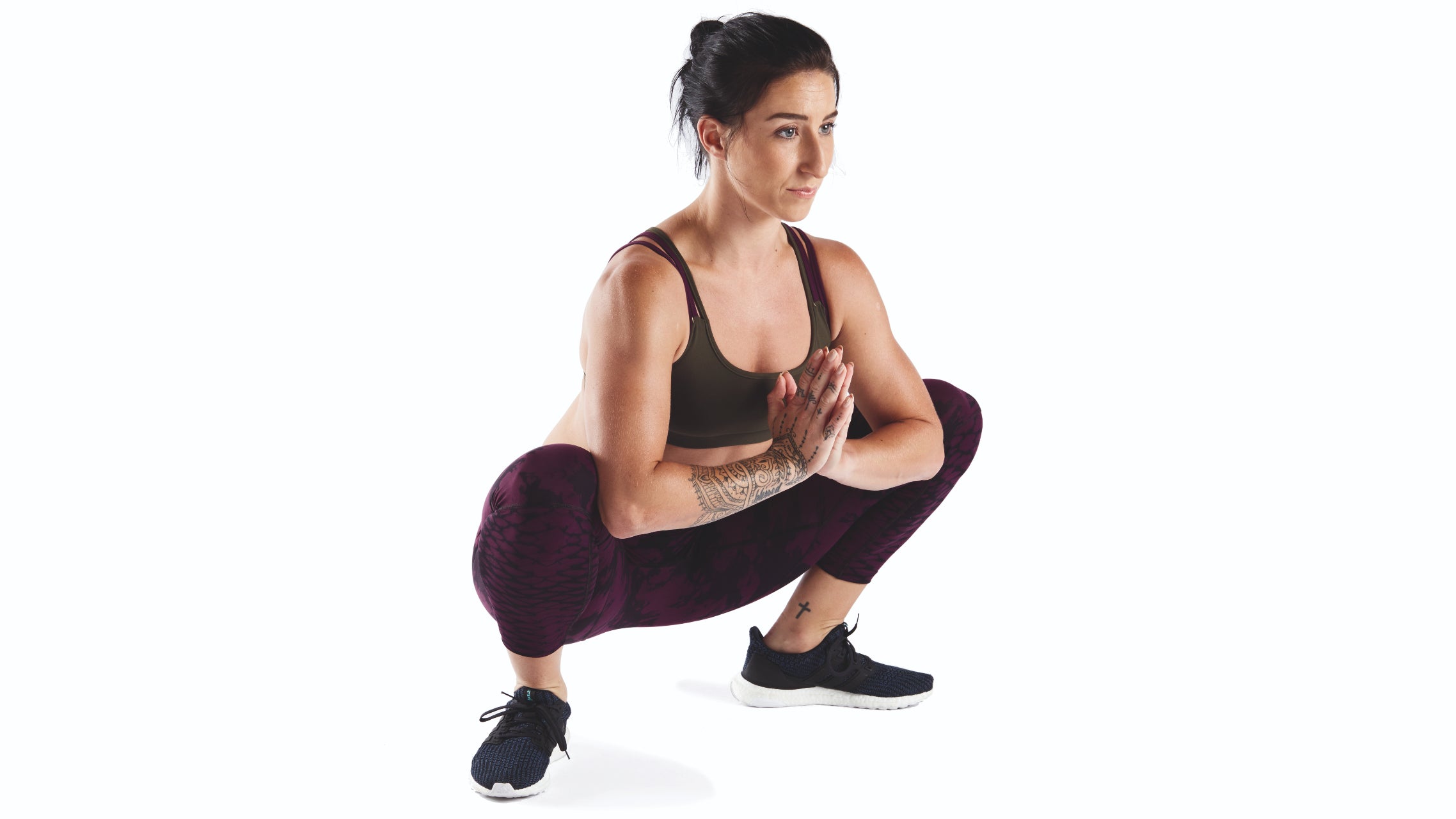 Yoga for Hips Prayer Squat