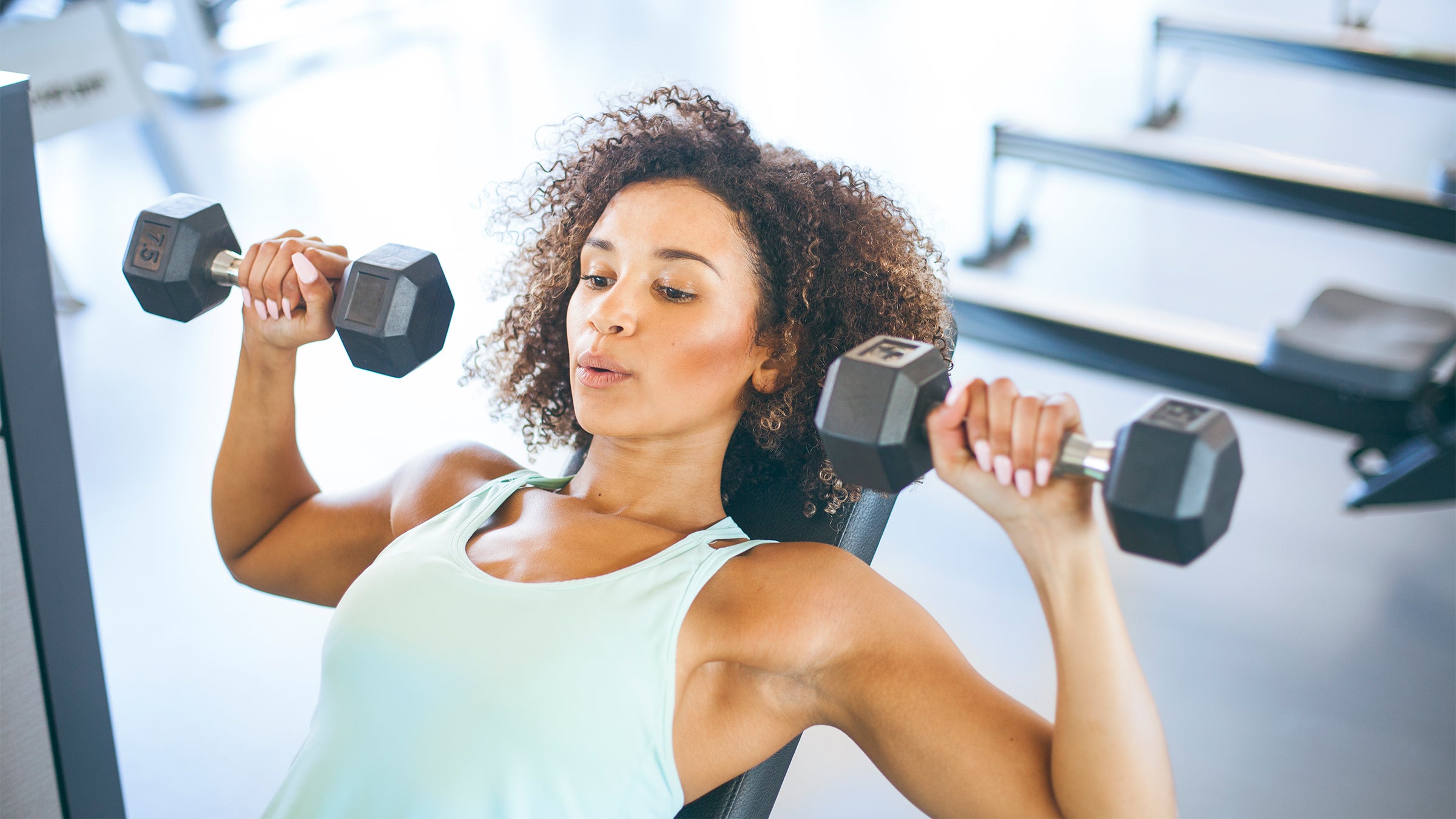 Chest Press with Dumbbells