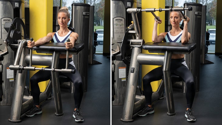 Seated Triceps Extension