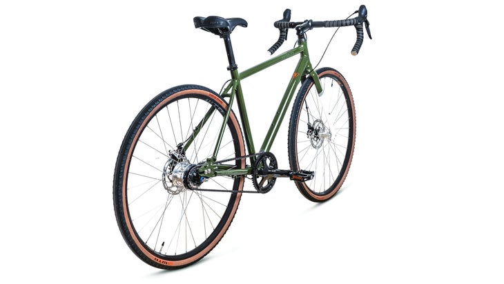 Green Priority gravel bike
