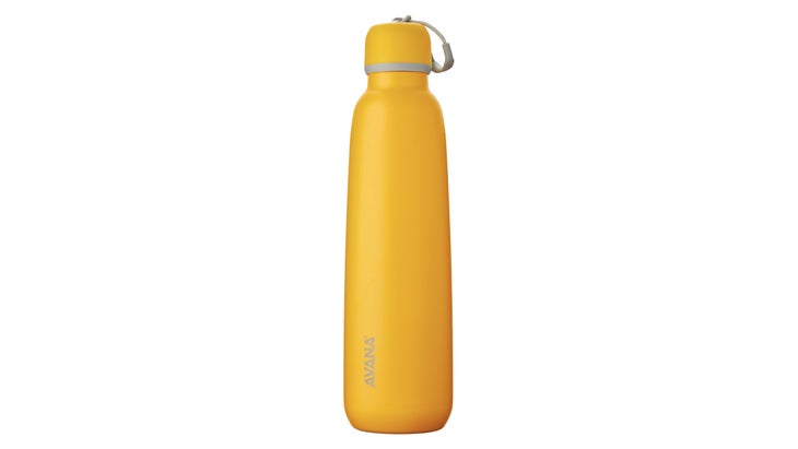 Yellow Avana screw-top water bottle