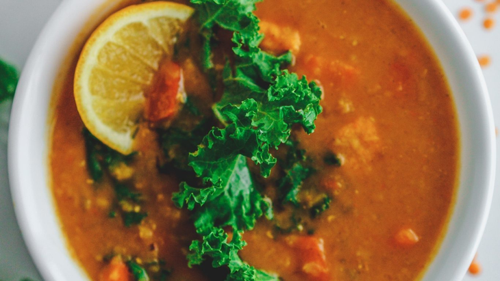 Red lentil soup Using Instant Pot
