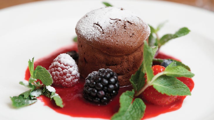 Healthy flourless chocolate cake