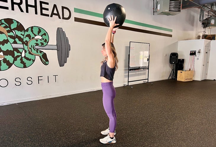Med-Ball Strict Press