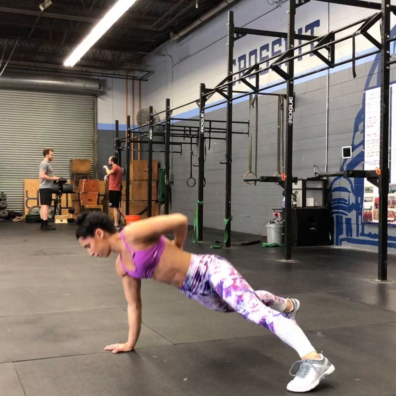 One arm push up burpee oxygen mag