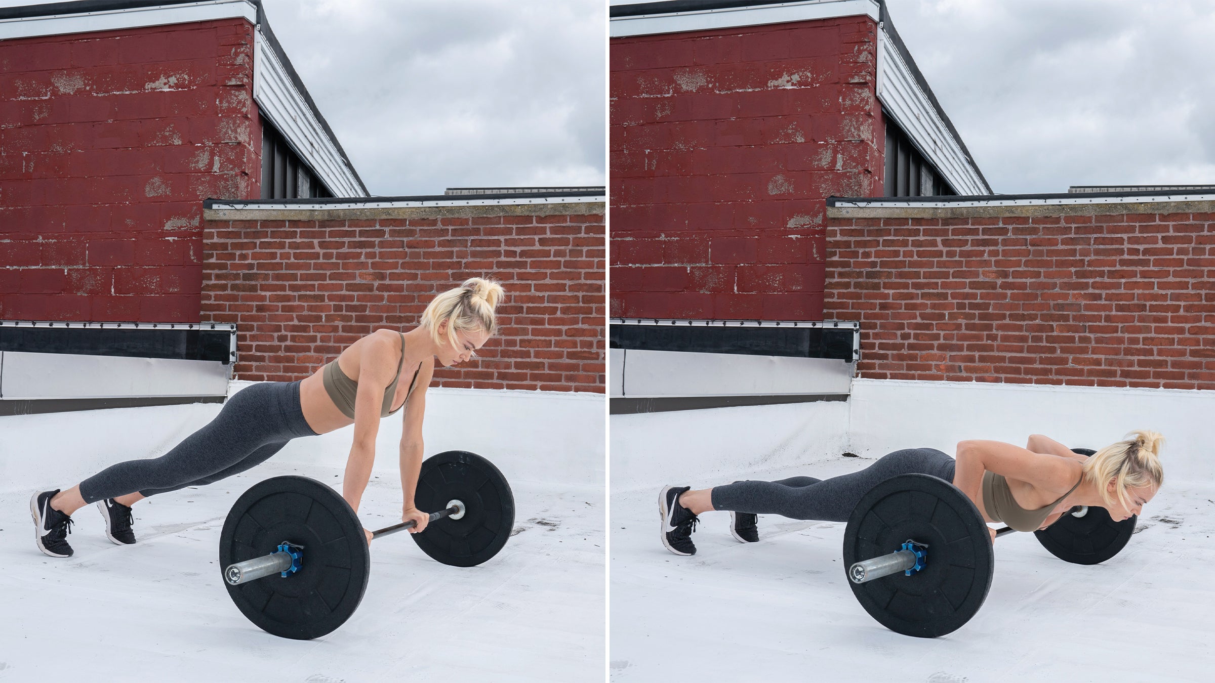Barbell Push-Up to Pendlay