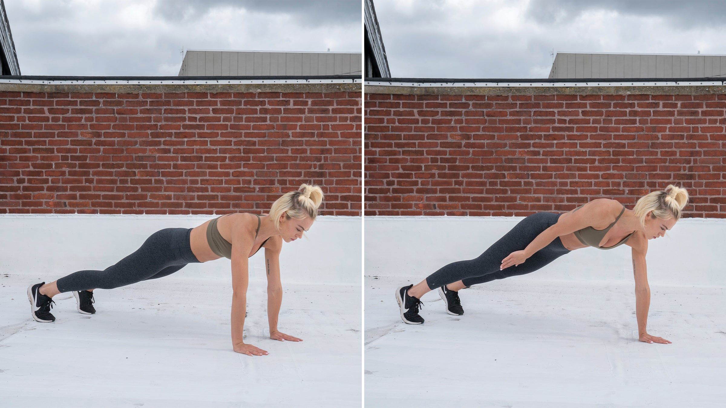 Plank Thigh Tap