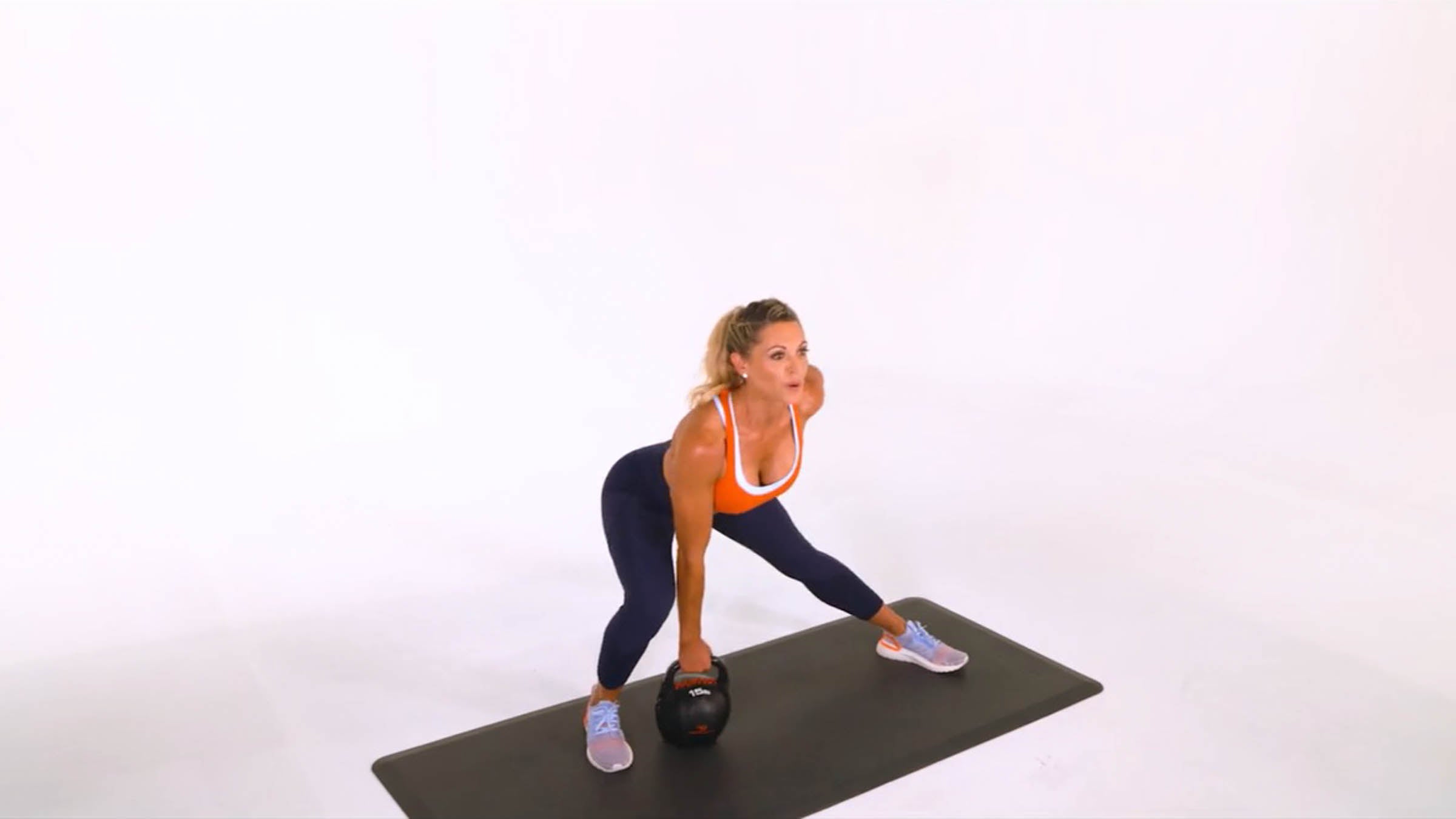 Lateral Kettlebell Lunge (Right Hand) With Talking Tips Oxygen Mag